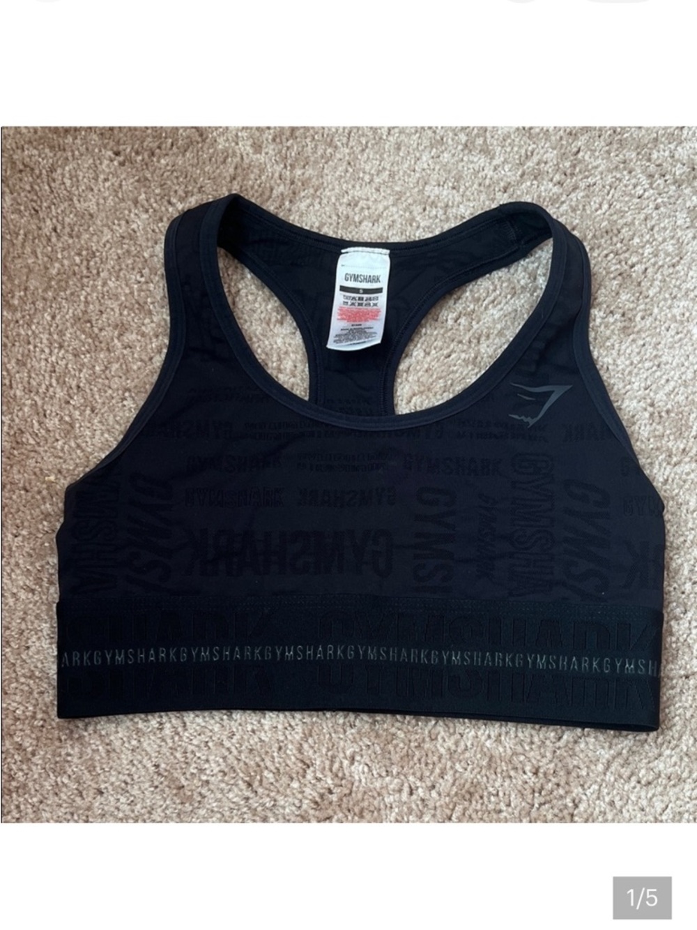 GymShark Embossed Sports Bra